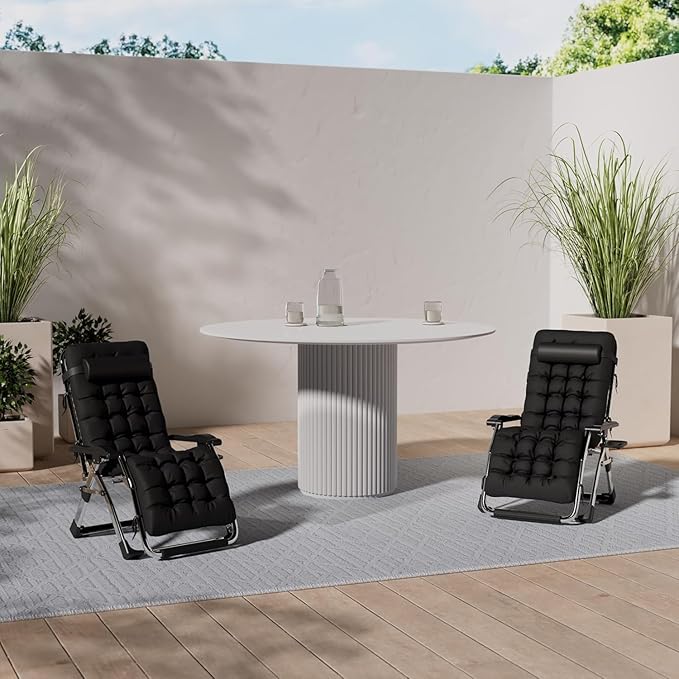 Chaise Longue Pliante + Coussin Relax GRATUIT