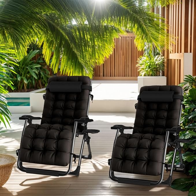 Chaise Longue Pliante + Coussin Relax GRATUIT