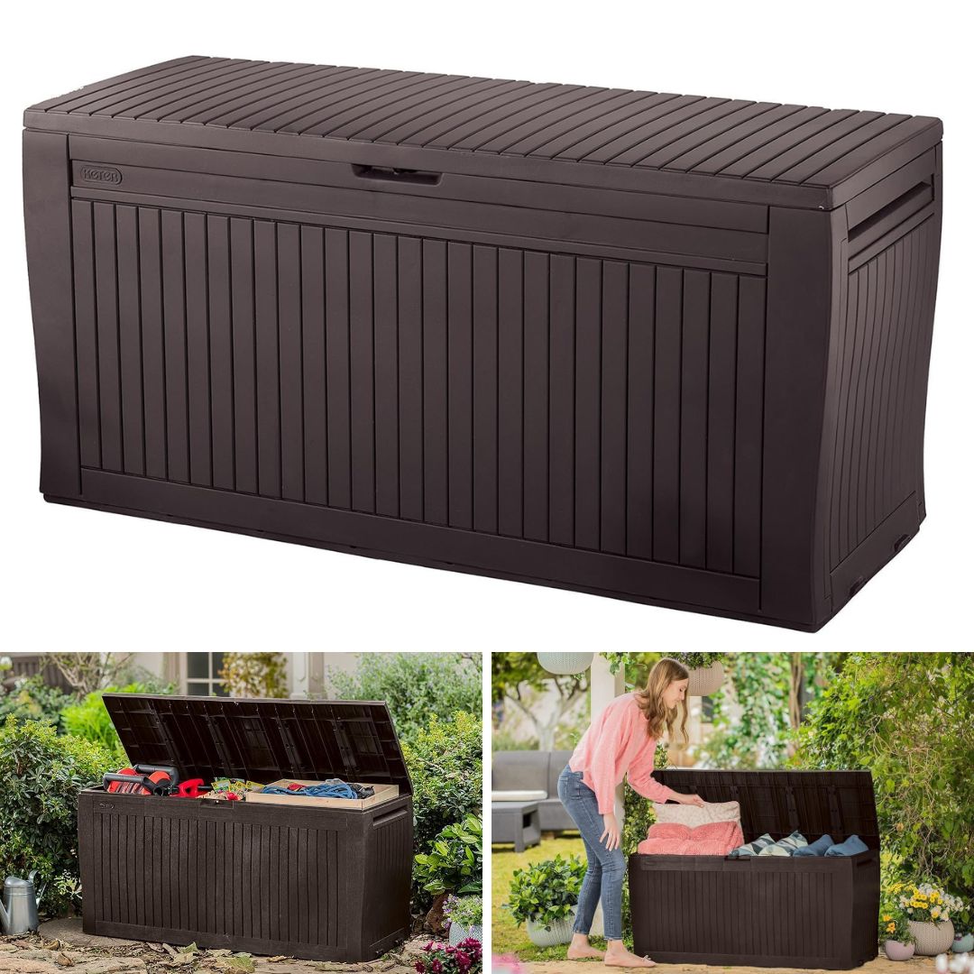 Coffre Multifonction en Résine 116,7x44,7x57cm | OFFRE LIMITÉE