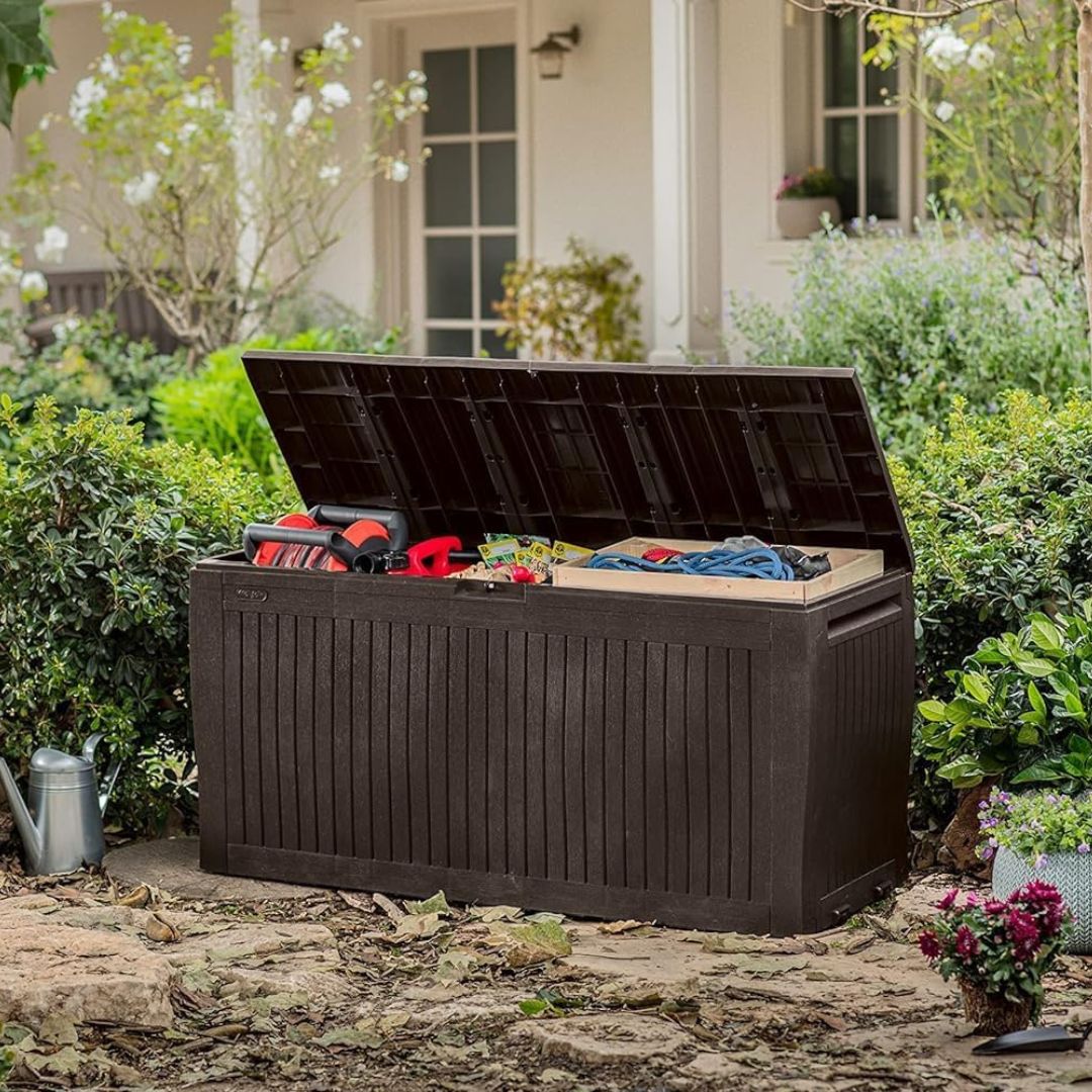 Coffre Multifonction en Résine 116,7x44,7x57cm | OFFRE LIMITÉE