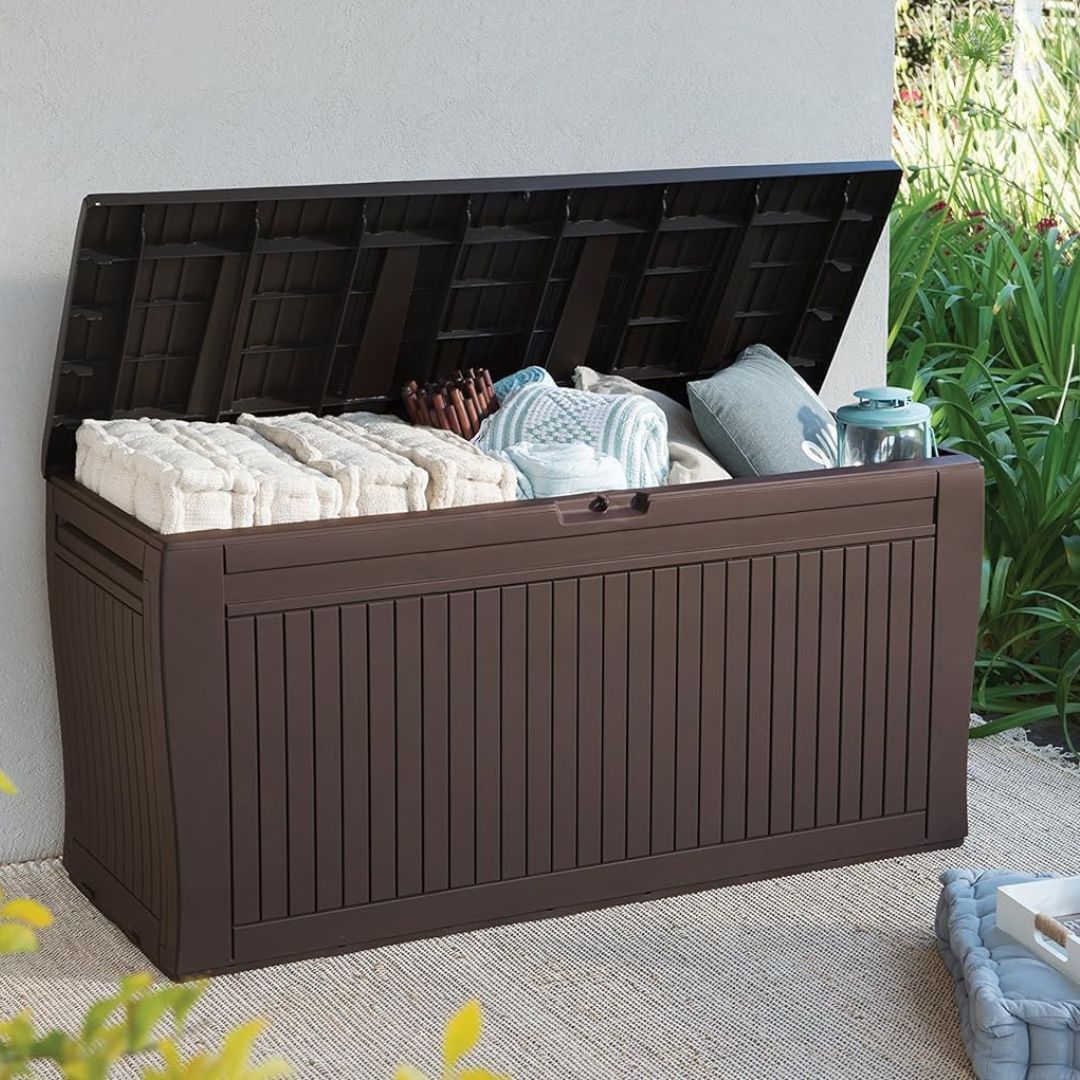 Coffre Multifonction en Résine 116,7x44,7x57cm | OFFRE LIMITÉE